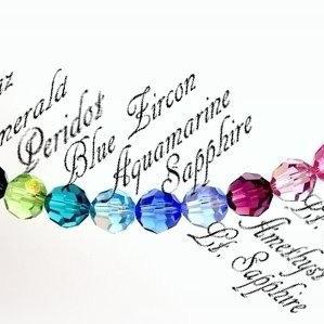 Flower Girl Crystal Bracelet, Birthstone Bracelet..