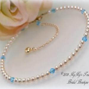 Bridal Anklet, Wedding Jewelry, Pearl Anklet,..