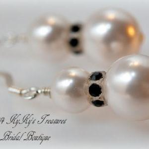Bridal Earrings, Pearl Earrings, Formal Jewelry,..