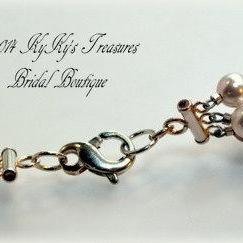 Bridal Necklace, Pearl Necklace, Swarovski Pearl..