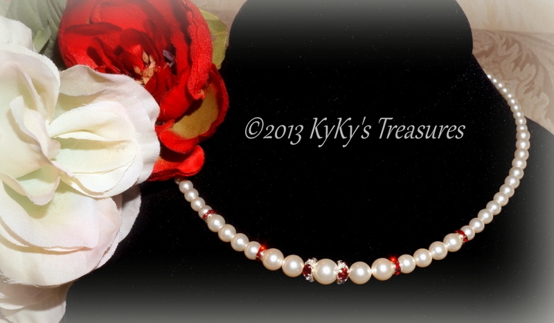 Swarovski Pearl & Crystal Two Strand Bridal Necklace , Bridal Jewelry, Wedding Jewelry, Bridesmaid Jewelry, Bridal Necklace